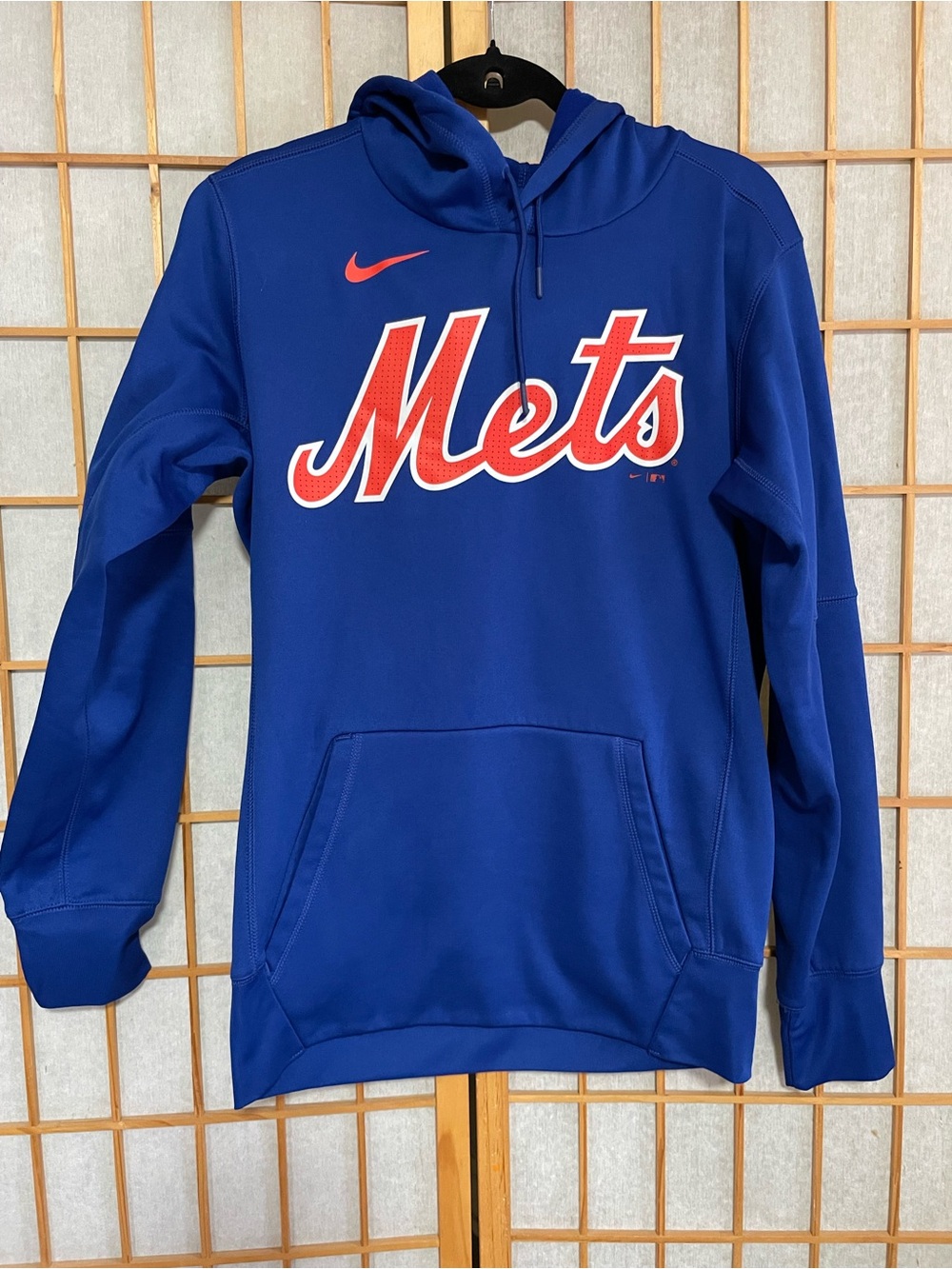 Nike MLB New York Mets Juan Soto #22 Blue Therma Hoodie - Men's Size S / Small